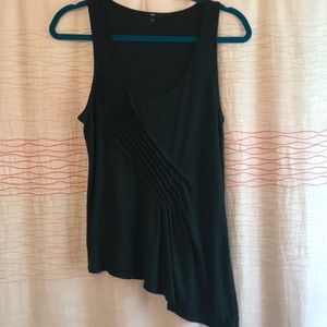 Forest Green Asymmetrical Tank